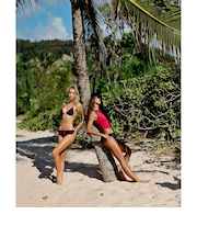 【OUTLET】RVCA レディース 【ALEXIS REN】 BOUND SURF SHORT 水着 【2025年夏モデル】