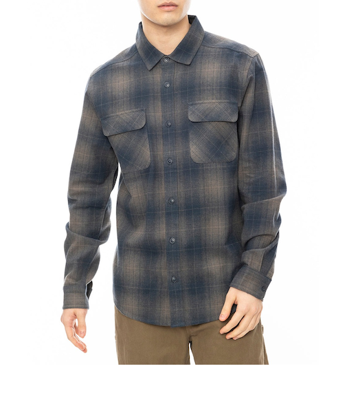 【OUTLET】RVCA メンズ DAYSHIFT FLANNEL LS 長袖シャツ SMK 【2024年秋冬モデル】