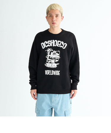【OUTLET】DC Shoes 25 PLAY SKATE CREW メンズ プルオーバー トレーナー