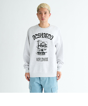 【OUTLET】DC Shoes 25 PLAY SKATE CREW メンズ プルオーバー トレーナー