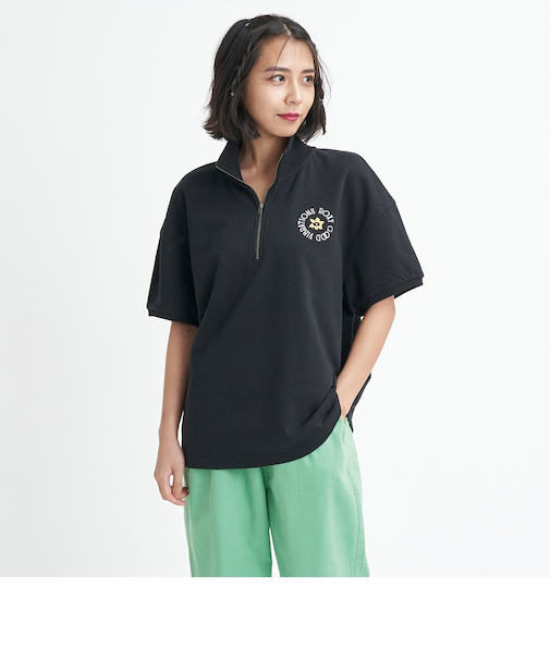 【ROXY ロキシー 公式通販】ロキシー(ROXY)【OUTLET】Roxy GOOD VIBRATIONS HALF ZIP ハーフジップ トップ