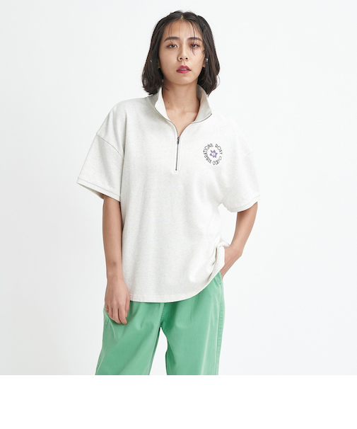 【ROXY ロキシー 公式通販】ロキシー（ROXY）【OUTLET】Roxy GOOD VIBRATIONS HALF ZIP ハーフジップ トップ