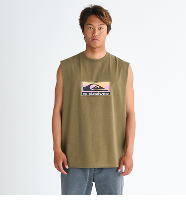 【OUTLET】Quiksilver GRADIENT SLY メンズ ノースリーブ タンクトップ