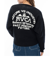 【RVCA ルーカ公式通販】ルーカ （RVCA）【OUTLET】RVCA レディース LETTERLING KNIT セーター CLO 【2024年秋冬モデル】