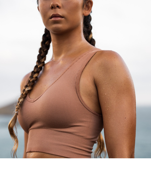 【OUTLET】【直営店限定】Roxy 速乾 シームレス ブラトップ CHILL OUT SEAMLESS V