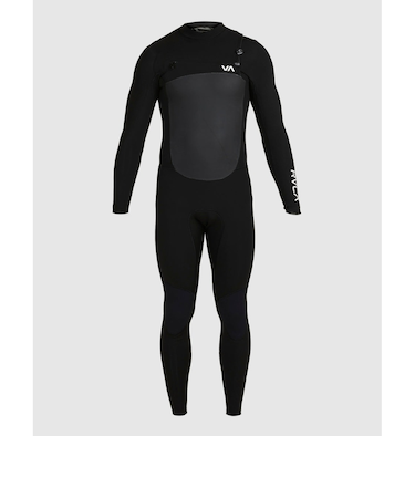 【OUTLET】RVCA ウェットスーツ 3/2 BALANCE CHEST ZIP FULLSUIT フルスーツ BLK 【2024年秋冬モデル】