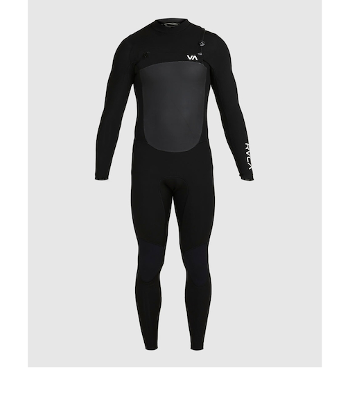 【OUTLET】RVCA ウェットスーツ 3/2 BALANCE CHEST ZIP FULLSUIT フルスーツ BLK 【2024年秋冬モデル】