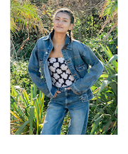 【OUTLET】BILLABONG レディース 【BEACH LOVER JEANS】 DENIM JACKET ジャケット 【2025年春夏モデル】