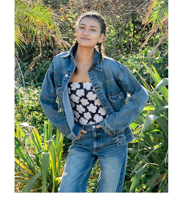 【OUTLET】BILLABONG レディース 【BEACH LOVER JEANS】 DENIM JACKET ジャケット 【2025年春夏モデル】