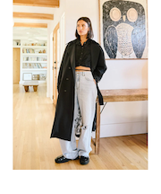 【OUTLET】RVCA レディース INVISIBLE MAN TRENCH ジャケット BLK 【2024年秋冬モデル】