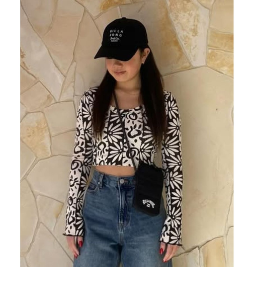 【OUTLET】BILLABONG レディース セットアップ BABY FIT RIB ロンＴ 【2025年春夏モデル】