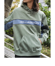 【OUTLET】BILLABONG メンズ Y2K PANEL PARKA パーカー GRN 【2024年秋冬モデル】