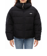 【OUTLET】BILLABONG レディース STAND COLLAR PUFF JACKET ジャケット BLK 【2024年秋冬モデル】