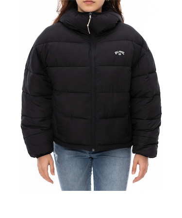 【OUTLET】BILLABONG レディース STAND COLLAR PUFF JACKET ジャケット BLK 【2024年秋冬モデル】
