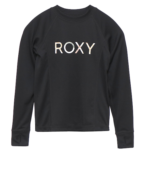 【OUTLET】Roxy キッズ MINI MERMAID LOGO L/S ラッシュガード (100-150cm)