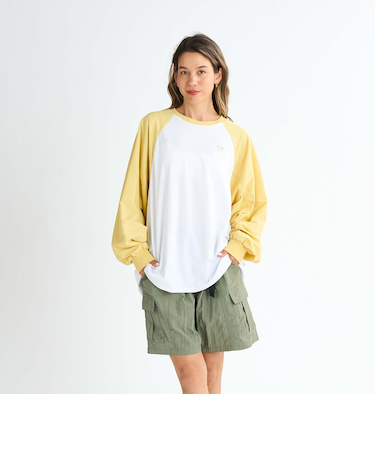 【ROXY ロキシー 公式通販】ロキシー(ROXY)【OUTLET】Roxy LA PALMA ウィメンズ ラグランスリーブトップス サンプロテクション機能付き