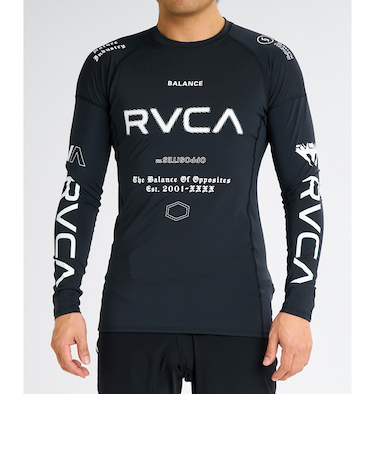 【OUTLET】RVCA SPORT メンズ 【VA SPORT】 SPORT RASHGUARD LS 長袖ラッシュガード 【2025年春夏モデル】