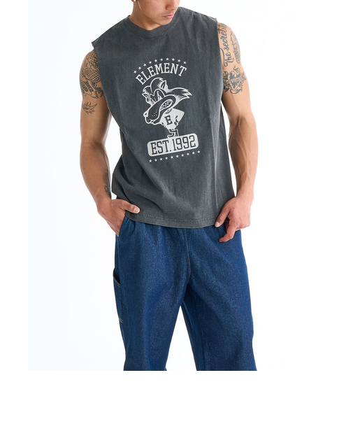 【OUTLET】【直営店限定】ELEMENT メンズ LION NO SLEEVE タンクトップ 【2025年夏モデル】