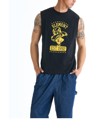 【OUTLET】【直営店限定】ELEMENT メンズ LION NO SLEEVE タンクトップ 【2025年夏モデル】