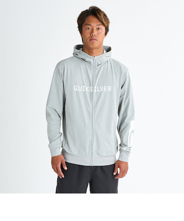 【OUTLET】Quiksilver BIG CLICKER ZIP HOODIE メンズ ラッシュガード ジップフーディ パーカー