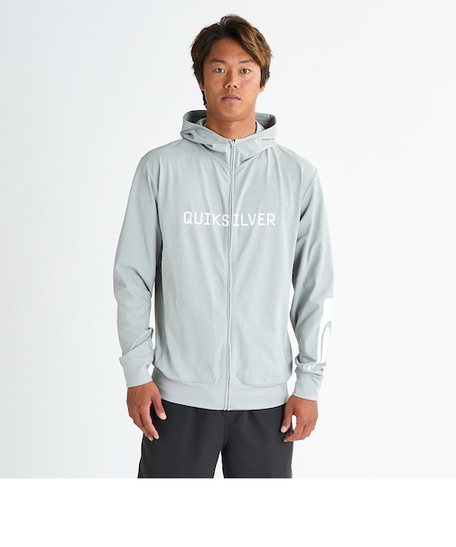 【OUTLET】Quiksilver BIG CLICKER ZIP HOODIE メンズ ラッシュガード ジップフーディ パーカー