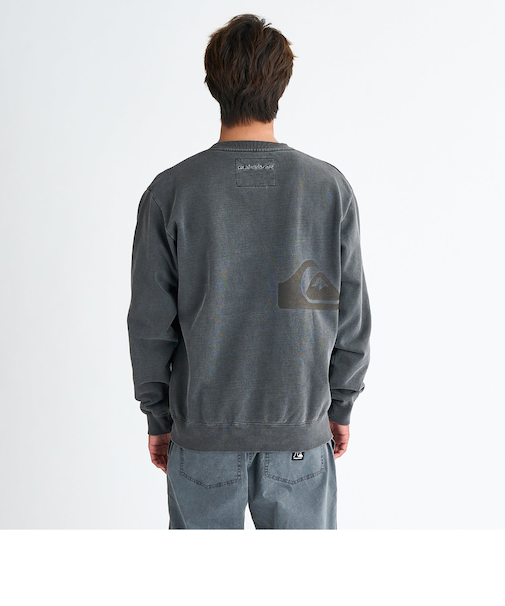 【OUTLET】Quiksilver QS LOGO SWEAT CREW メンズ パーカー プルオーバー トレーナー
