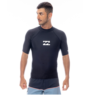 【OUTLET】BILLABONG メンズ HI NECK SS ラッシュガード 【2025年春夏モデル】