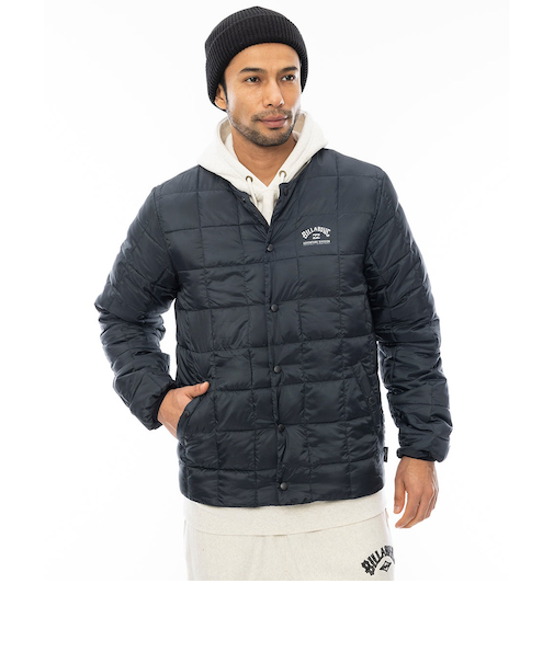 【OUTLET】BILLABONG メンズ INNER PUFF JKT ジャケット BLK 【2024年秋冬モデル】