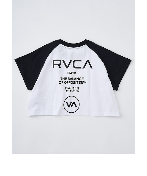 【OUTLET】RVCA レディース SUVENIER CROPPED RAGLAN ST Tシャツ 【2025年夏モデル】