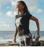 【ROXY ロキシー 公式通販】ロキシー（ROXY）【OUTLET】Roxy FROM THE INSIDE TEE ウィメンズ Tシャツ*