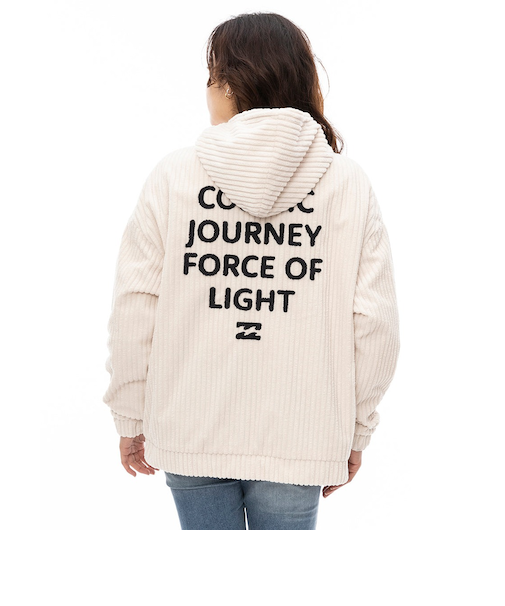 【OUTLET】BILLABONG レディース BIG CORD HOODED BLOU ジャケット WCP 【2024年秋冬モデル】