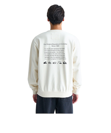 【OUTLET】Quiksilver QS HISTORY CREW SWEAT