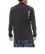【OUTLET】RVCA SPORT メンズ SPORT VENT LS HALF Z BLK 【2024年秋冬モデル】