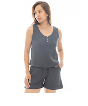 【OUTLET】BILLABONG レディース 【CHILLWEAR】 WAFFLE セットアップ タンクトップ 【2025年春夏モデル】