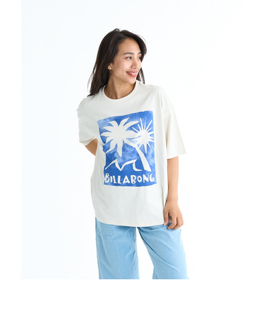 【OUTLET】BILLABONG レディース 【CRYSTAL TIDES】 TRUE TIDES TEE Tシャツ 【2025年春夏モデル】