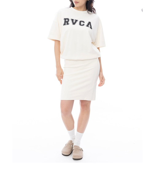 【OUTLET】RVCA レディース PATCHED RVCA SS DRESS ワンピース 【2025年春夏モデル】