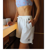 【ROXY ロキシー 公式通販】ロキシー（ROXY）【OUTLET】Roxy SEASIDE BLUE SHORTS ウィメンズ ボードショーツ ワッフル素材