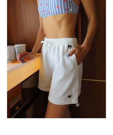 【ROXY ロキシー 公式通販】ロキシー（ROXY）【OUTLET】Roxy SEASIDE BLUE SHORTS ウィメンズ ボードショーツ ワッフル素材