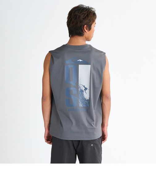 【OUTLET】Quiksilver GW QUIK DROP SLY メンズ サーフTシャツ ラッシュガード ノースリーブ タンクトップ