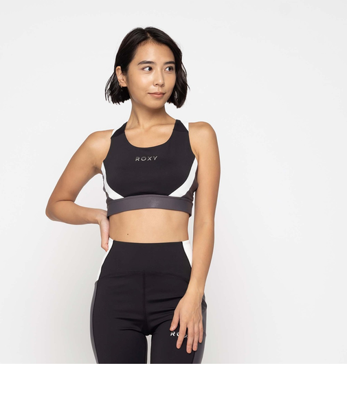 【OUTLET】Roxy 水陸両用 速乾 UVカット ブラトップ JUMP HIGH METALLIC BRA