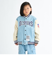 【OUTLET】DC Shoes 25 KD VARSITY JACKET キッズ トップス アウター スタジアムジャケット