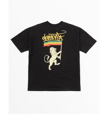 【OUTLET】【直営店限定】ELEMENT メンズ JAH SPORTS SS Tシャツ FBK 【2024年秋冬モデル】