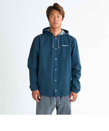 【OUTLET】Quiksilver RAIN CLOUD HOODED COACH メンズ アウター