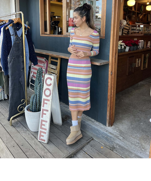 【ROXY ロキシー 公式通販】ロキシー(ROXY)【OUTLET】Roxy PLAYA MORNING SKIRT ロングタイトスカート