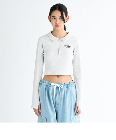 【OUTLET】DC Shoes 25 WS TELECO SHORT POLO LS ウィメンズ ポロシャツ