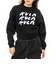 【OUTLET】RVCA レディース CLOUDY RVCA CREW トレーナー BLK 【2024年秋冬モデル】