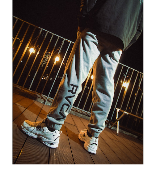 【OUTLET】RVCA メンズ SLIM SWEATPANTS セットアップボトムス WGR 【2024年冬モデル】