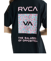 【OUTLET】RVCA レディース FLOWER WAVE BOX LOGO LOOSE FIT ST Tシャツ 【2025年夏モデル】