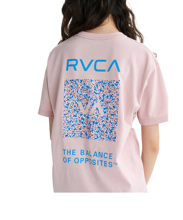 【OUTLET】RVCA レディース FLOWER WAVE BOX LOGO LOOSE FIT ST Tシャツ 【2025年夏モデル】