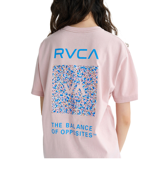 【OUTLET】RVCA レディース FLOWER WAVE BOX LOGO LOOSE FIT ST Tシャツ 【2025年夏モデル】